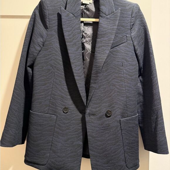 Zadig & Voltaire Tonal Zebra Print Jacket Blazer, 34 - Picture 4 of 11